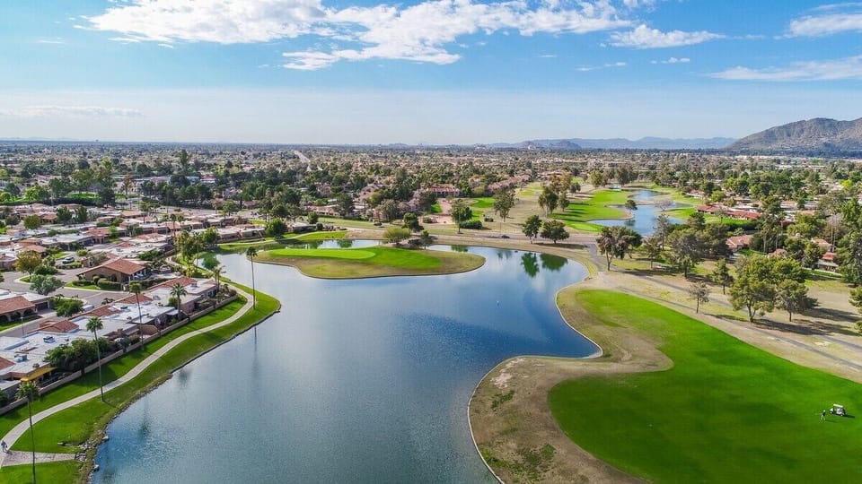 Additional Views of the many trails that continue North and South . Scottsdale Multi-Path Greenbelt