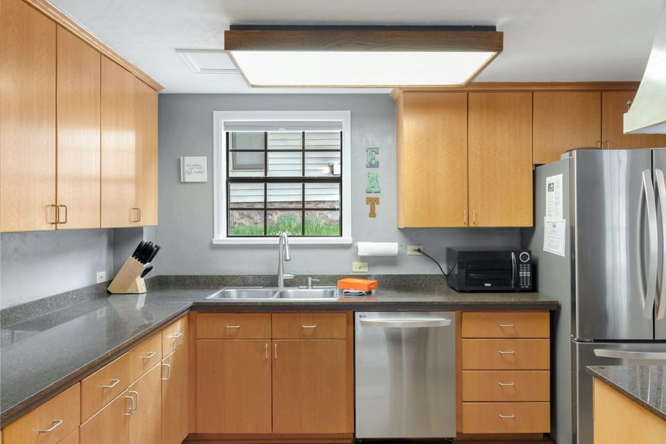 Kitchen with Ample Cooking Supplies