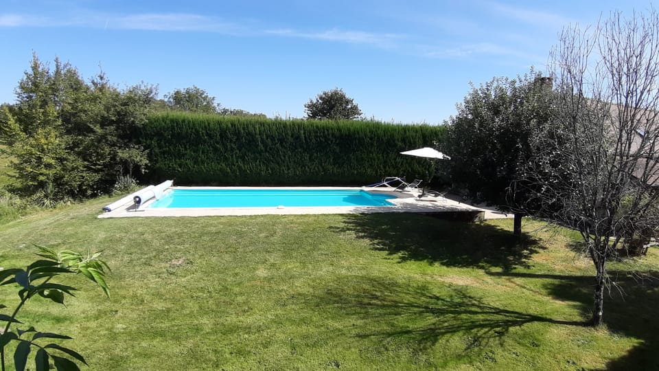 View of pool from juliet balcony