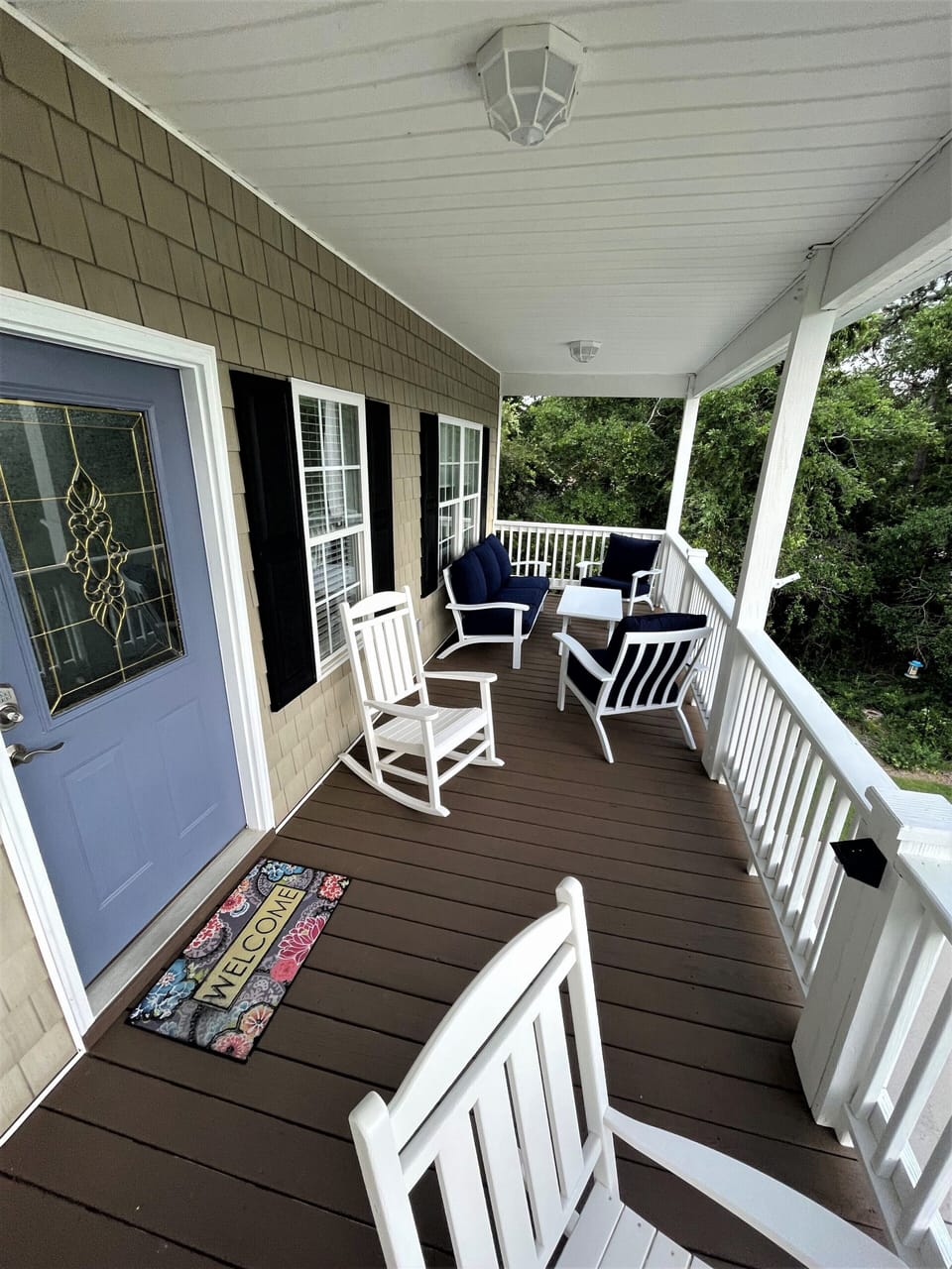 Inviting Front Porch for coffee! 