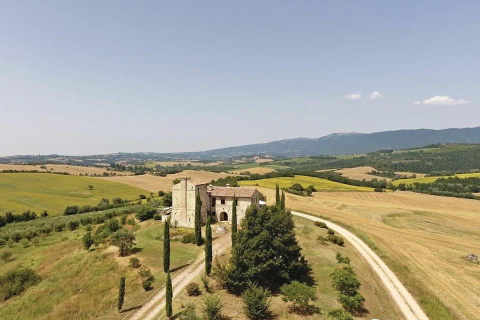 Privacy assured: maintained gravel lane is only for villa & neighboring farm