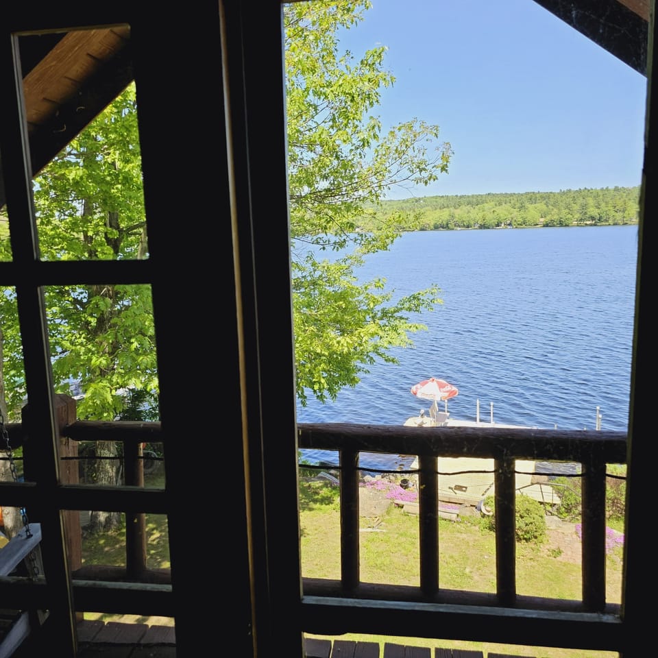 Looking out from Master bedroom on 2nd level