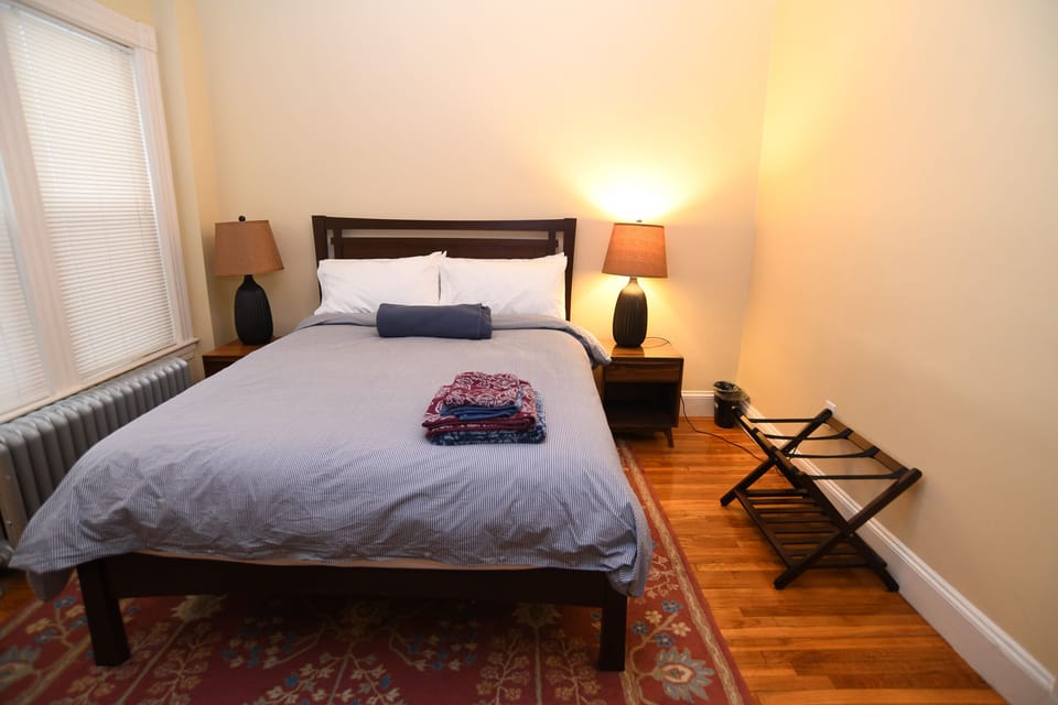 Bedroom 1 with Queen bed made by Copeland of Vermont