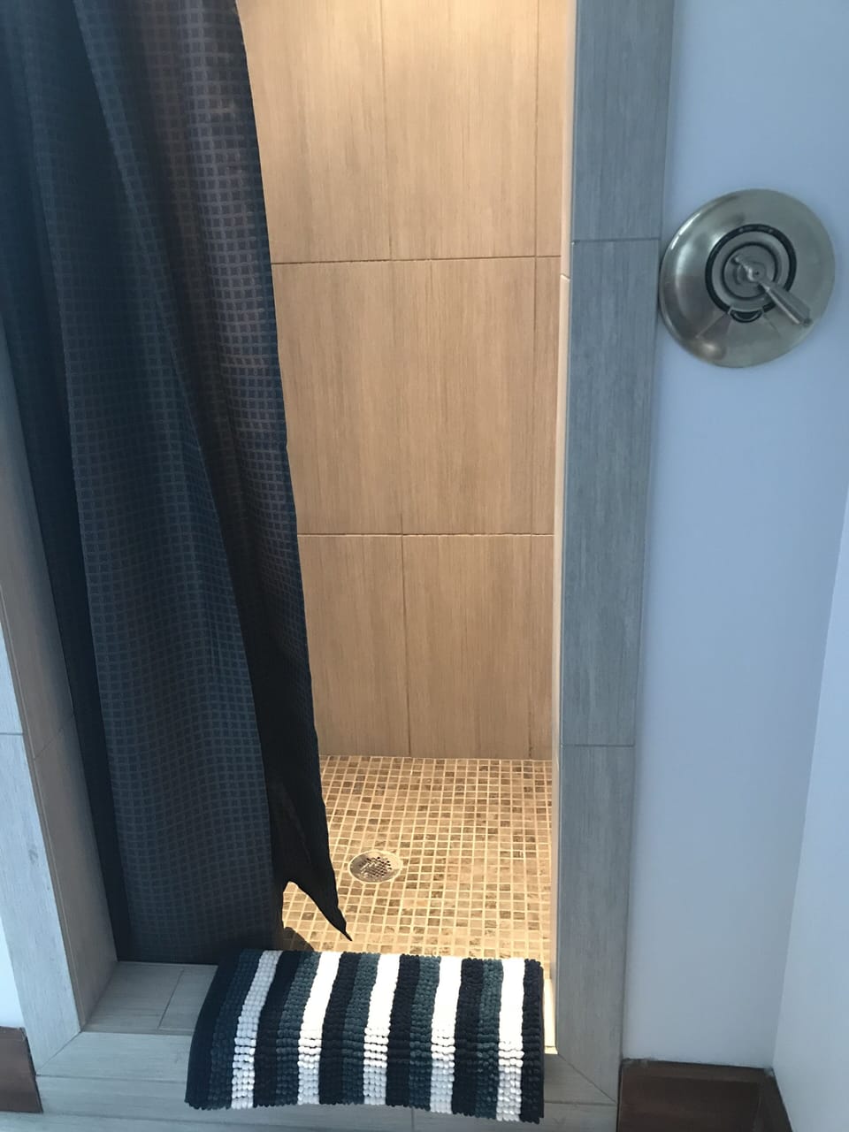 updated tiled shower