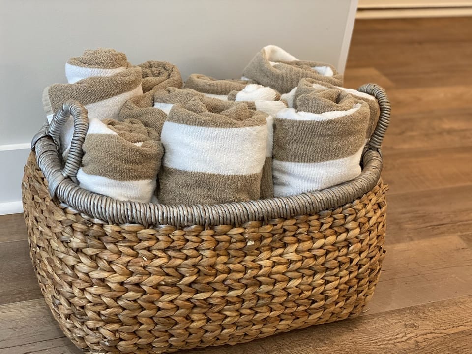 Pool Towels provided