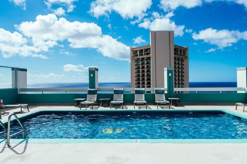 Rooftop Pool Deck with Panoramic Ocean Views!
