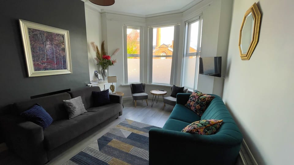 Sofa bed with double mattress. Ground floor