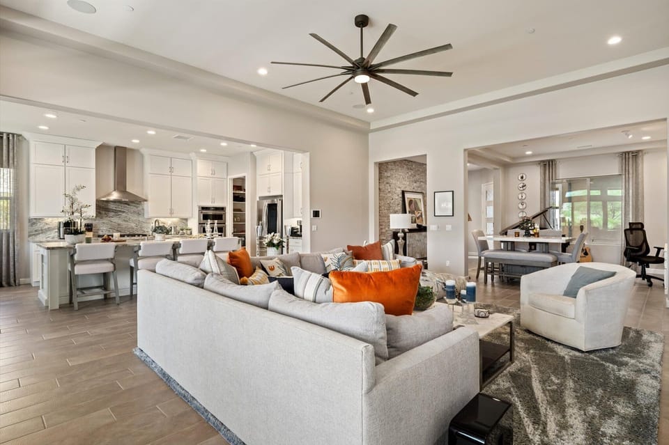 View of Great Room/Office/Kitchen