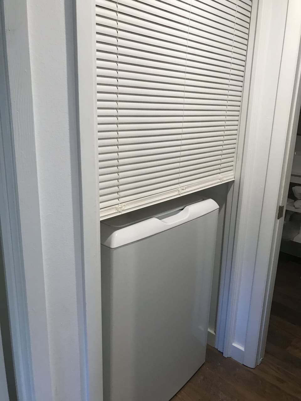 Full size washer in unit