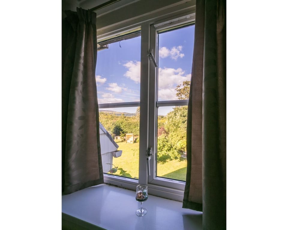 Lodge looking over Margam hills
