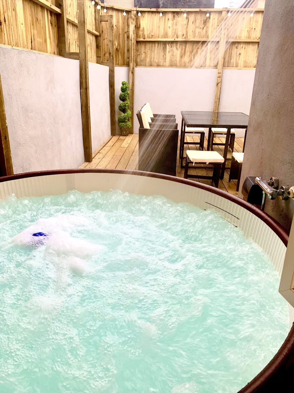 Hottub garden