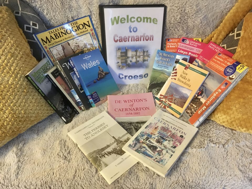 Local books and maps provided 