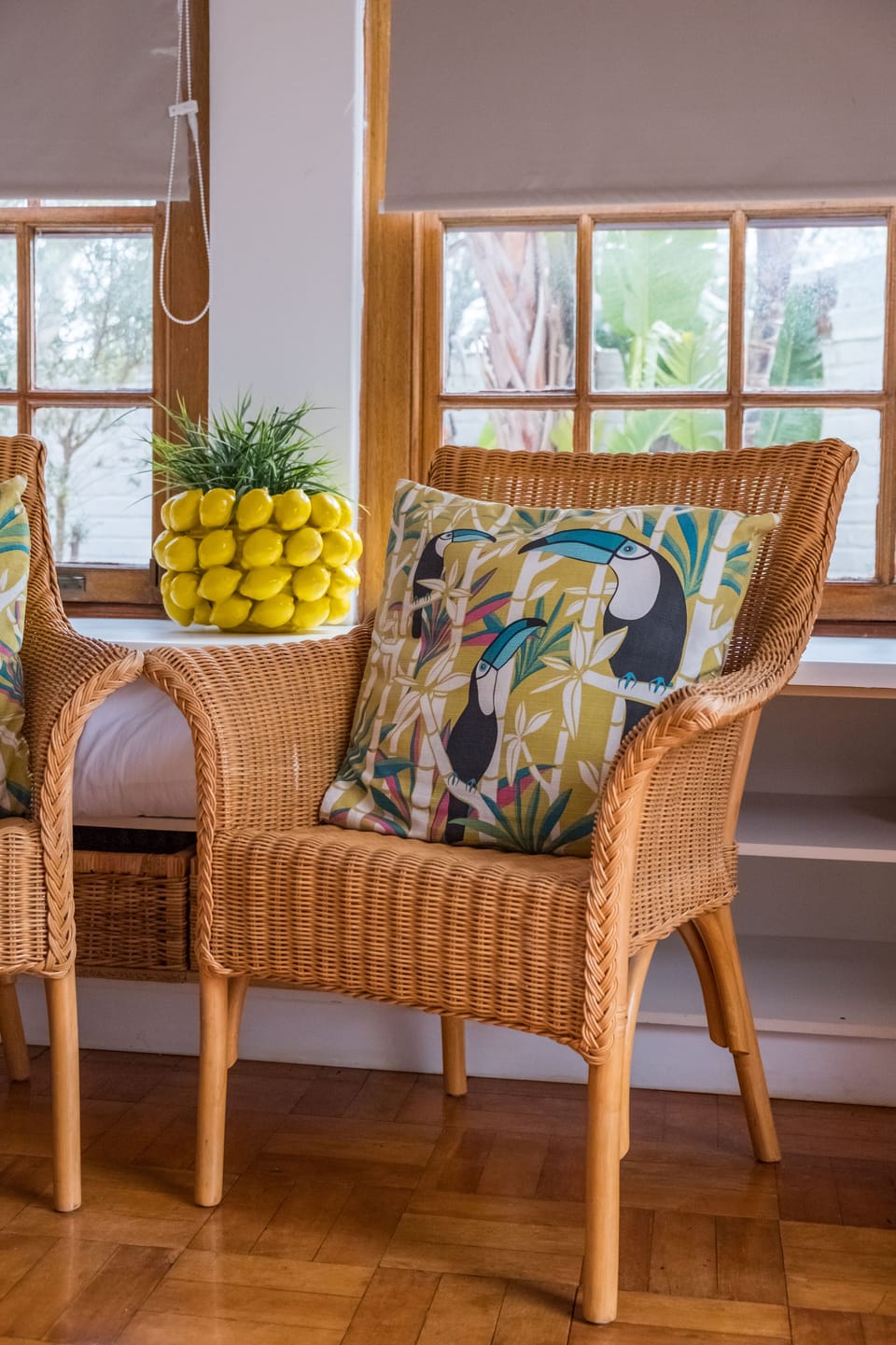 Downstairs en suite bedroom with queen bed and separate entrance