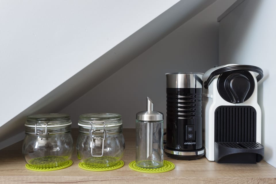 Nespresso machine (and milk frother!)