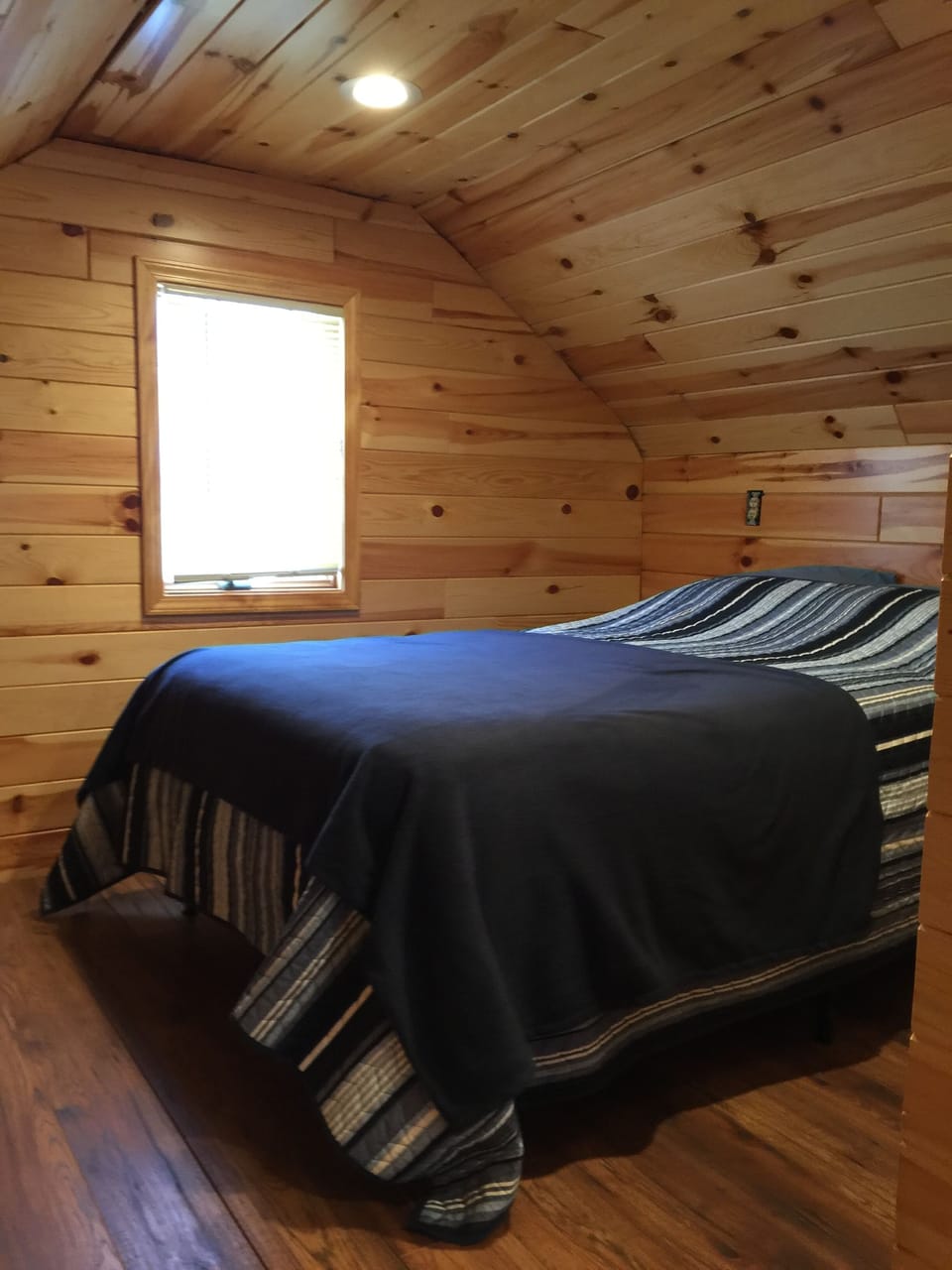 Upstairs double bed 
