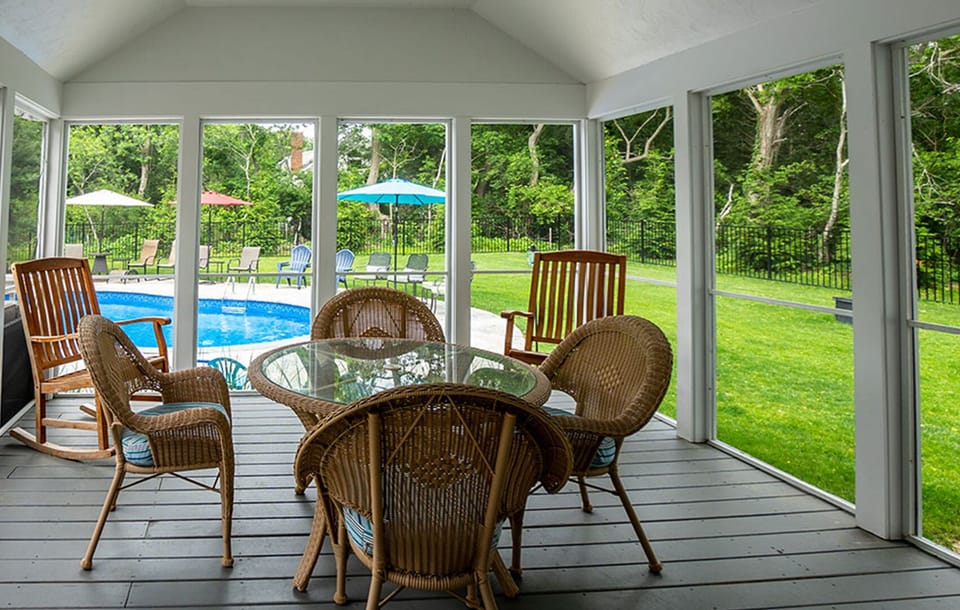 Screened Porch off Dining Room