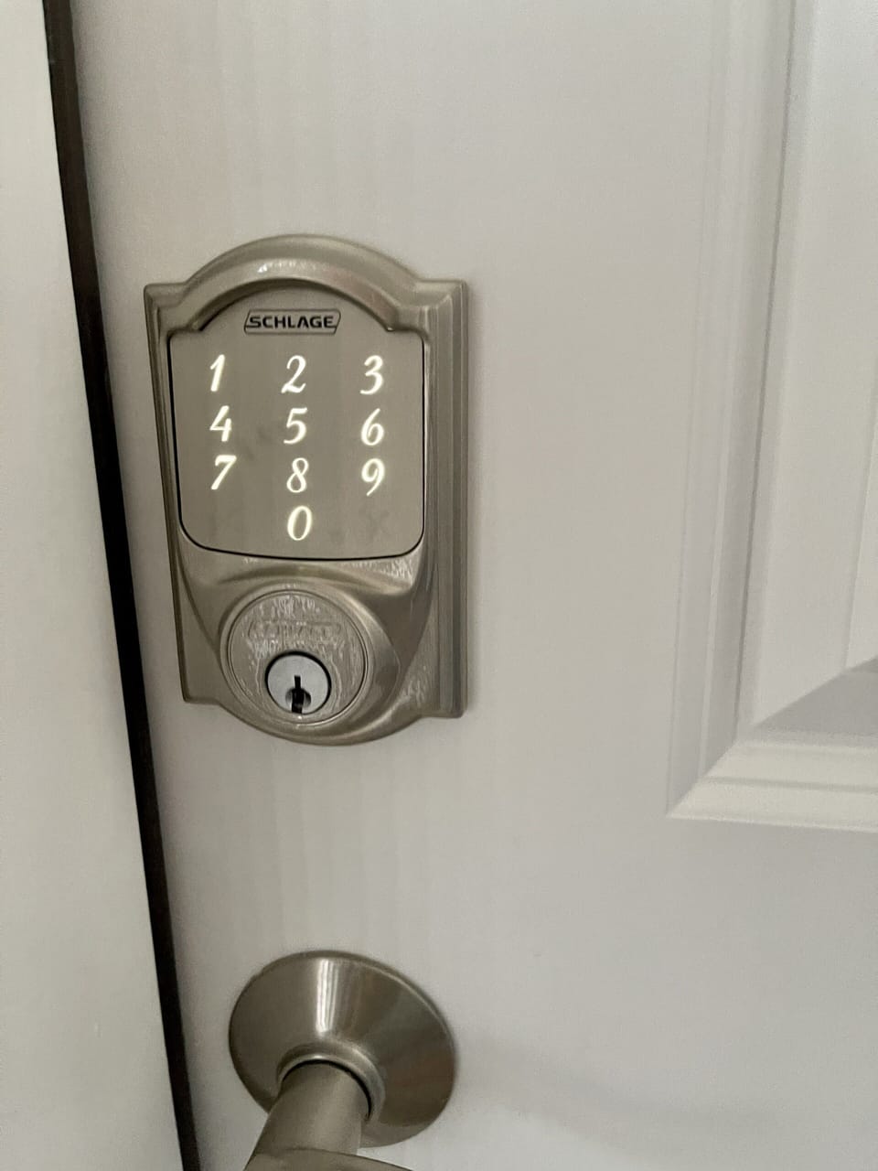 Your entry key pad for easy contactless check-in/out