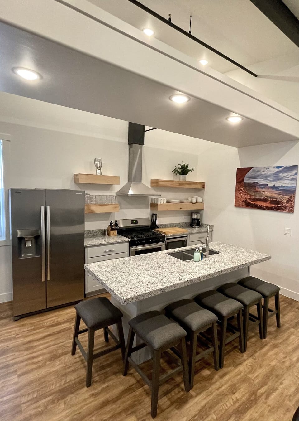 Kitchen Space with island seating