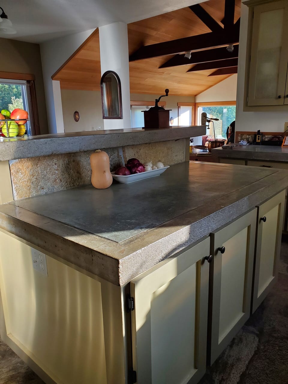 Large kitchen island