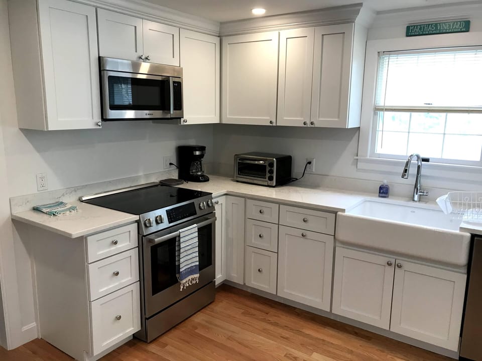 Kitchen stove and sink