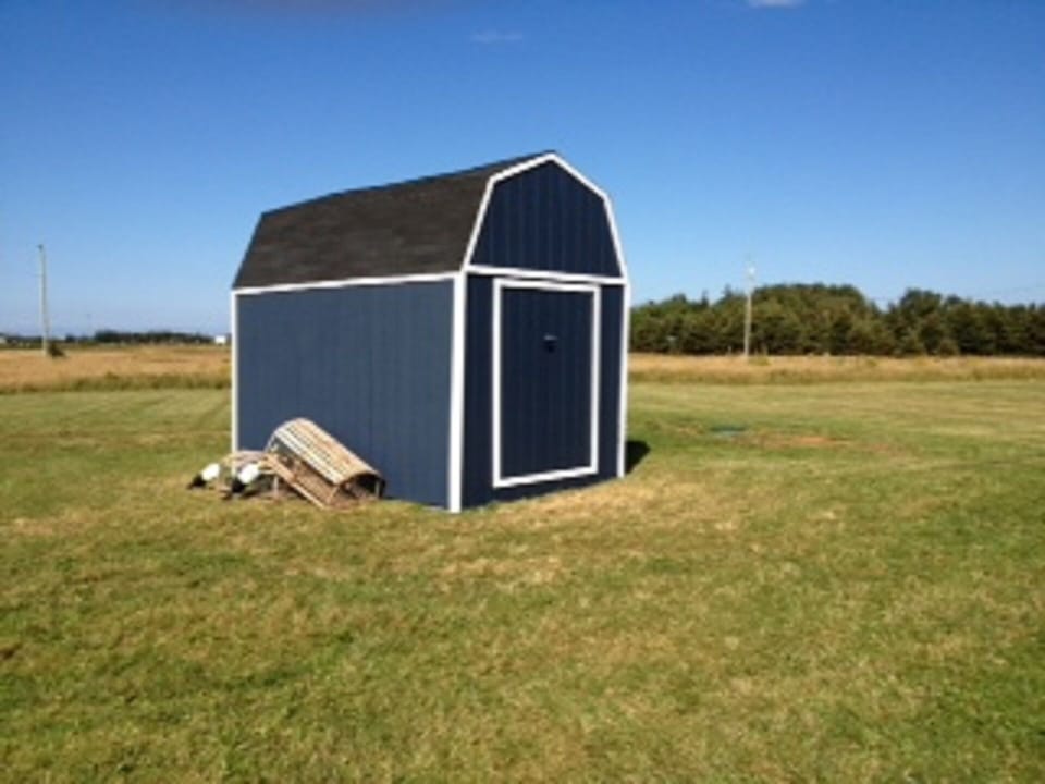 Custom Built Shed - Beach Gear & FunStuff located inside