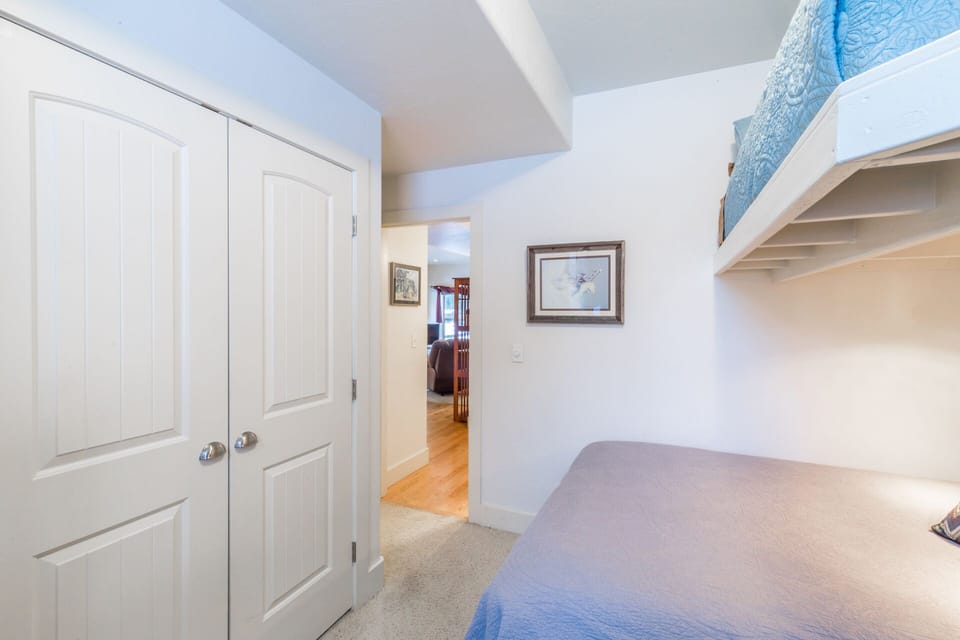 Guest Bedroom with Queen Bed and Loft Bed