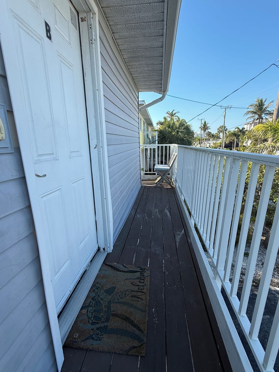 Front deck
