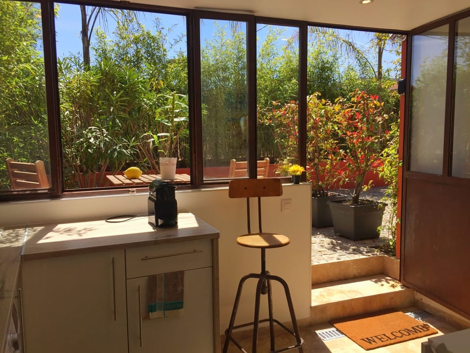 from the kitchen