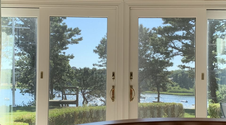 Rear Doors to Patio