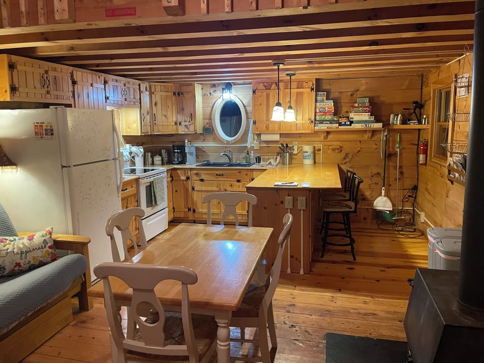 Kitchen and living room view