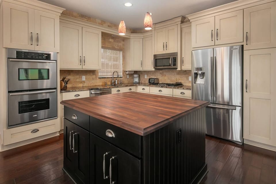 Large open kitchen