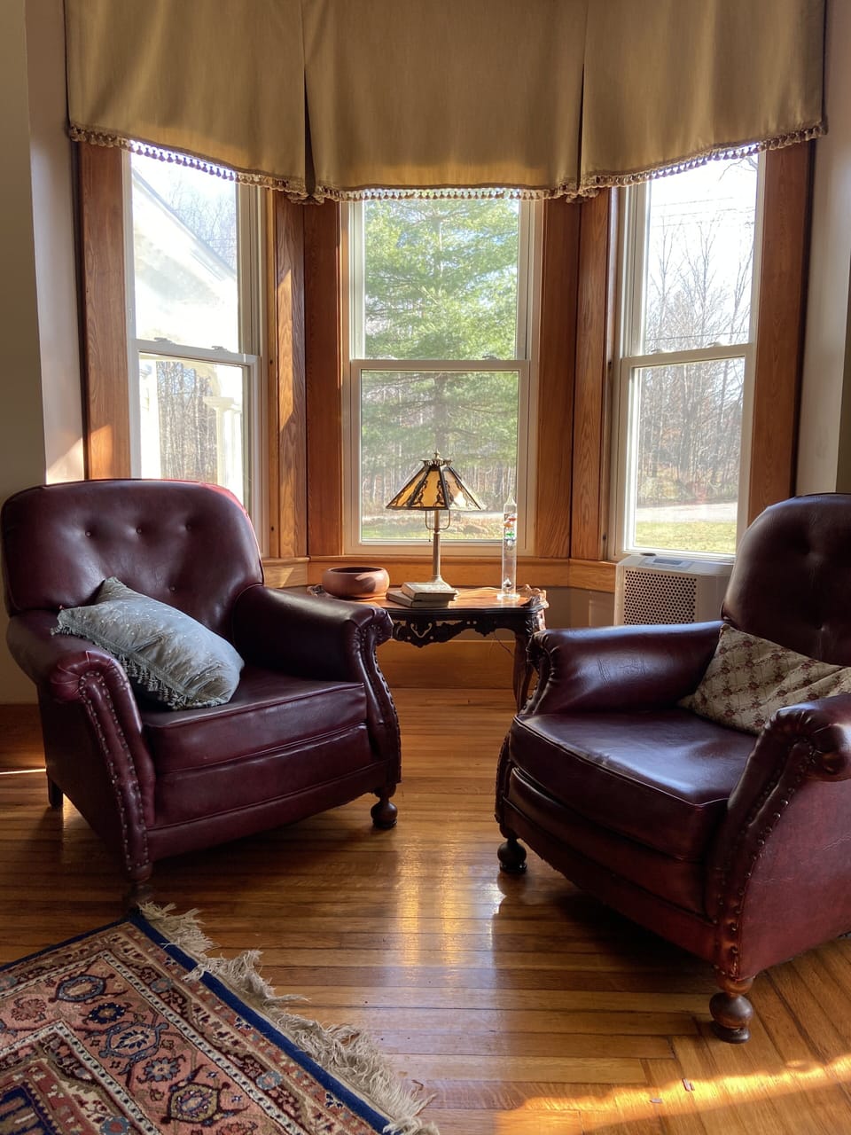 Lots of living area in this house, so you can be together or have private time