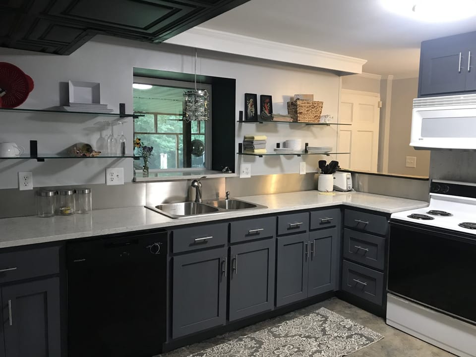 Fullly-stocked kitchen
