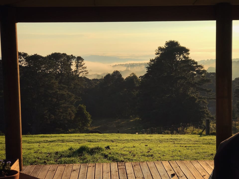 Misty mountains