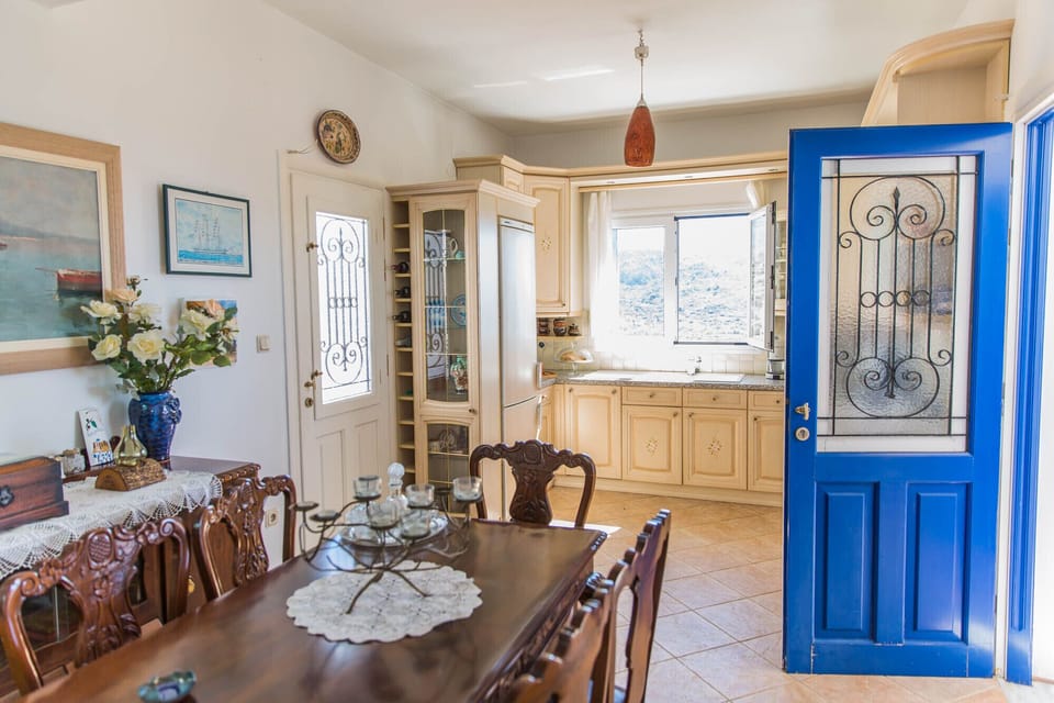 Dining area and kitchen