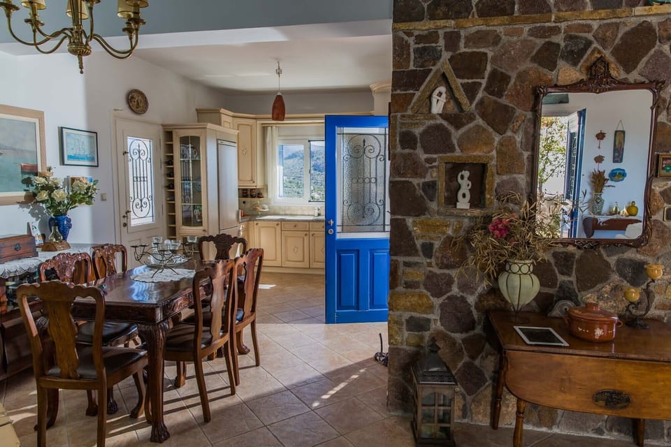 Dining area and kitchen