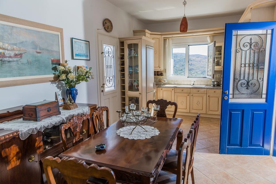 Dining area and kitchen