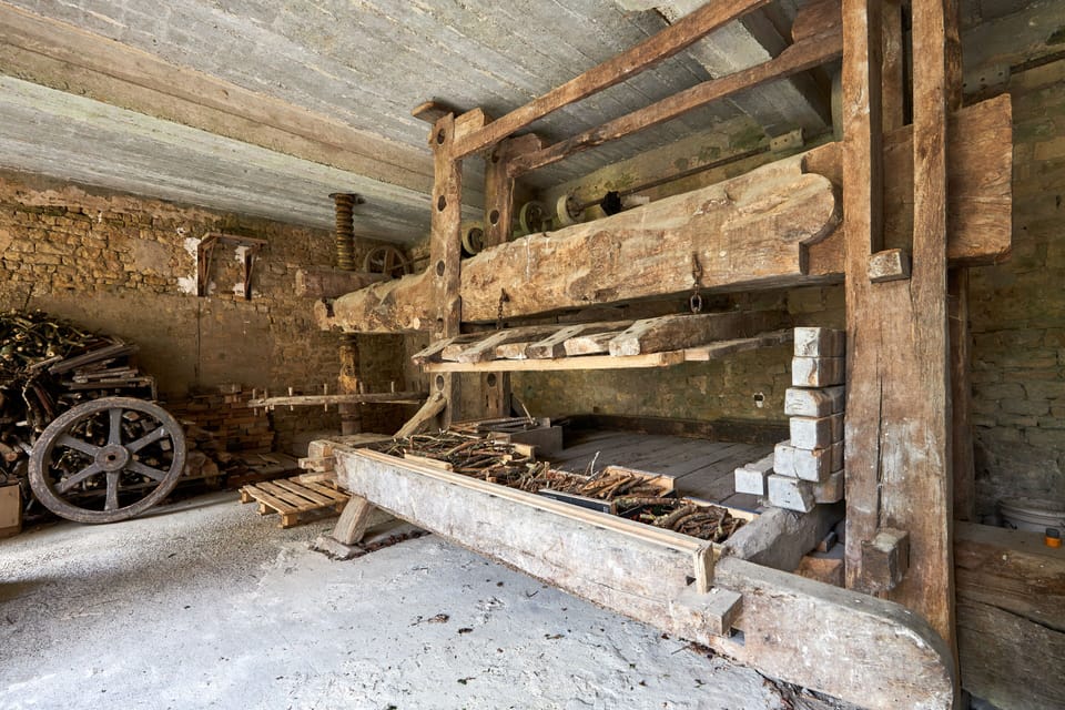Old apple press
