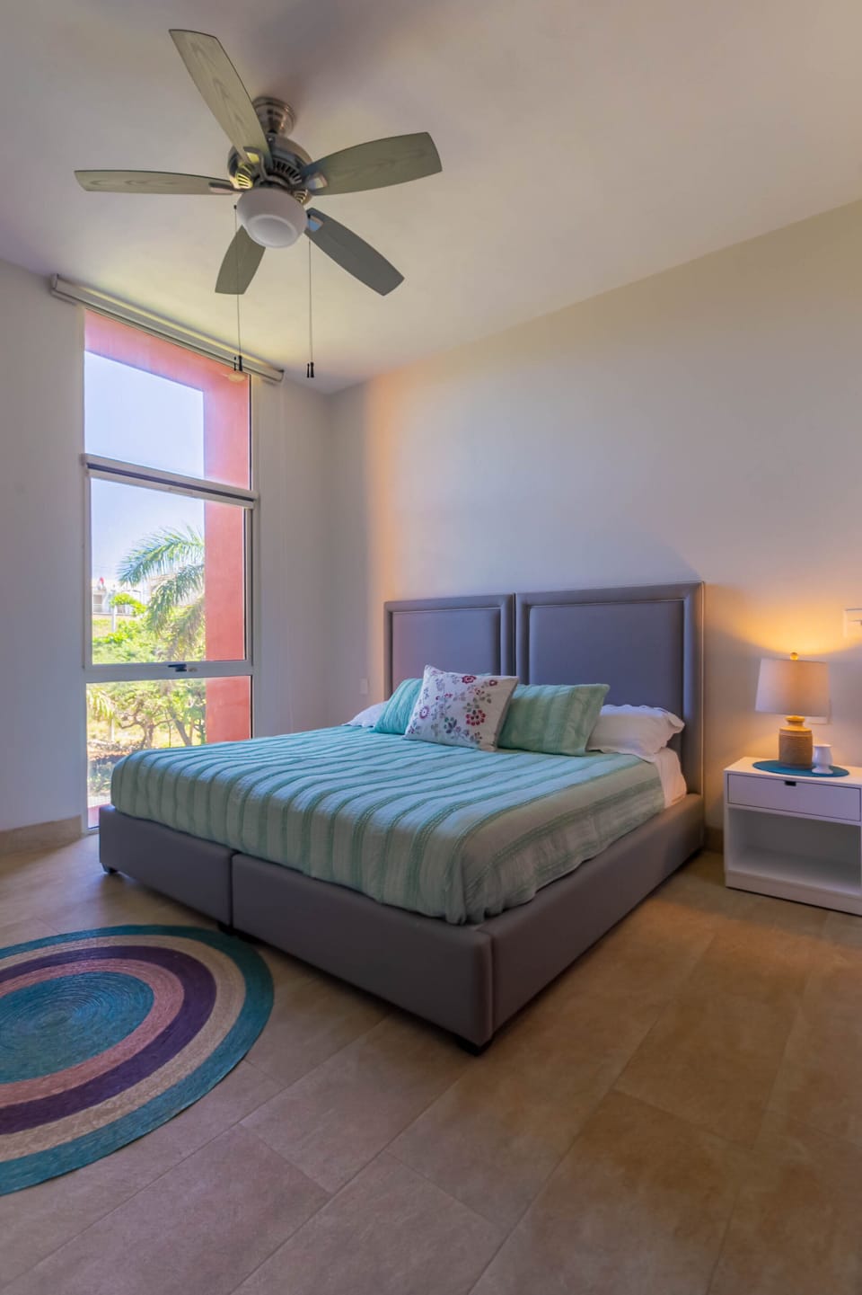 Light and airy bedroom.