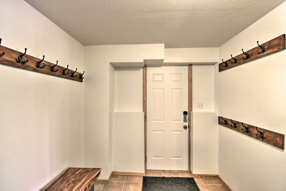 Mudroom | Gear Hooks | Stairs to Access