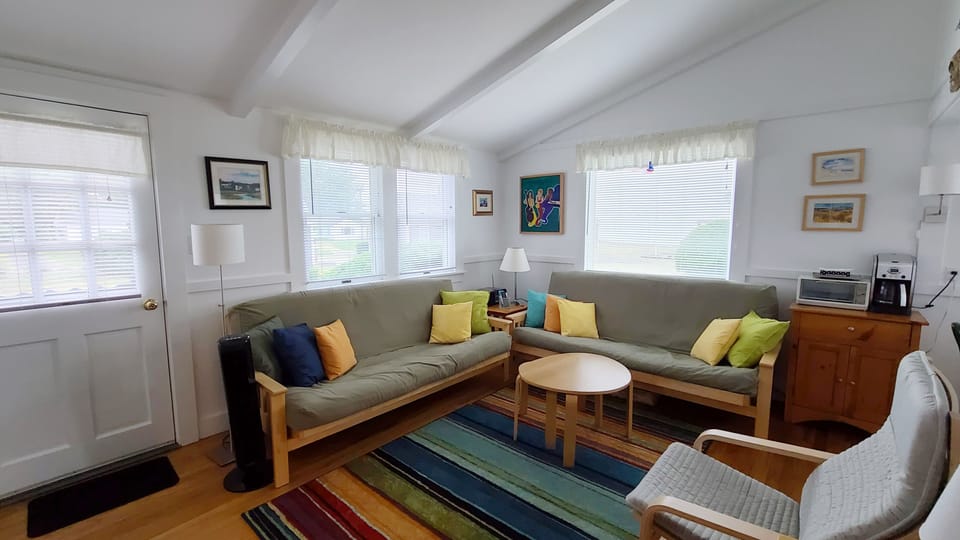 Views of bay from living room