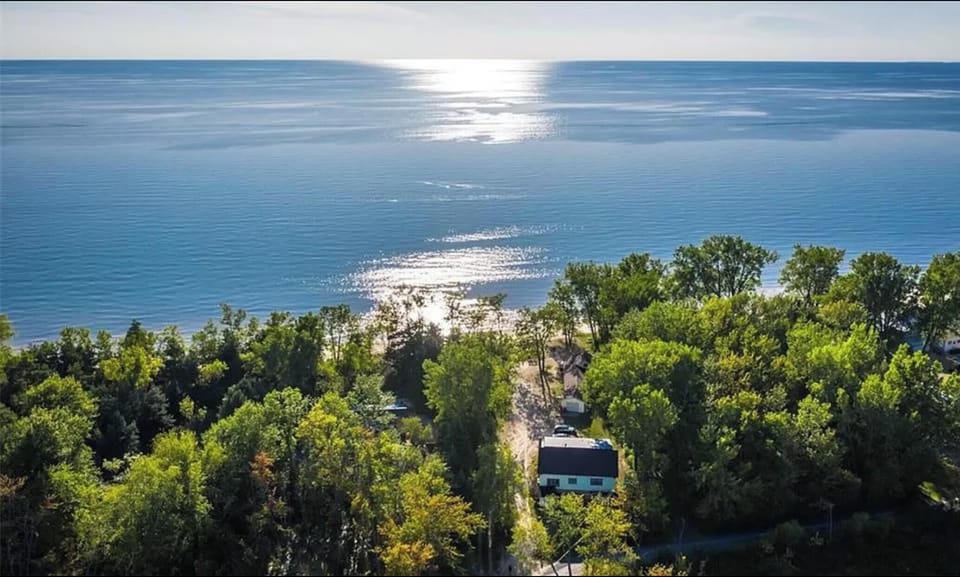 Aerial view of property