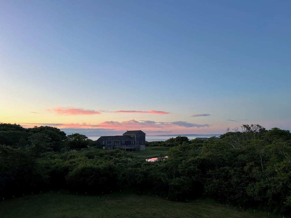 View from the deck
