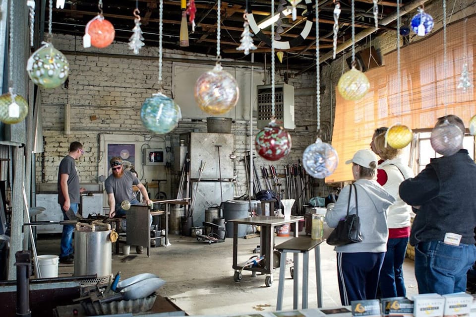 The River Arts District is an easy walk.