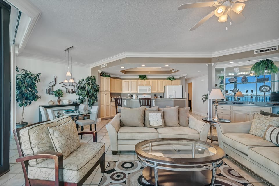 Large Living Room with Plenty of Comfortable Seating