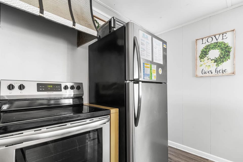Modern kitchen with sleek stainless steel appliances