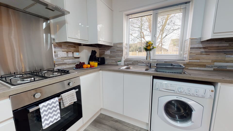 Modern fully equipped kitchen to prepare your meals