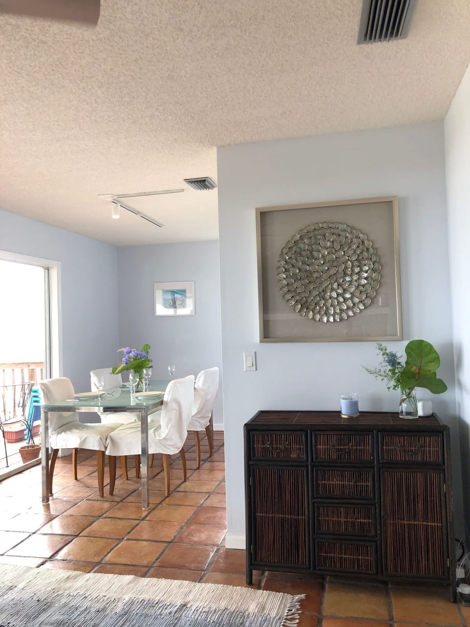 Dining room with ocean views