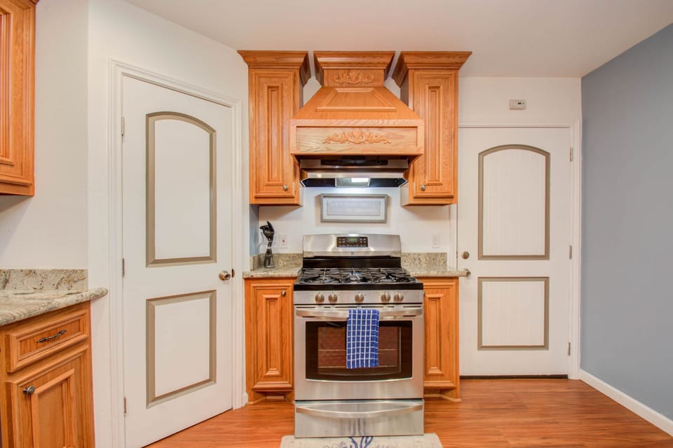 Kitchen with plenty of pantry space