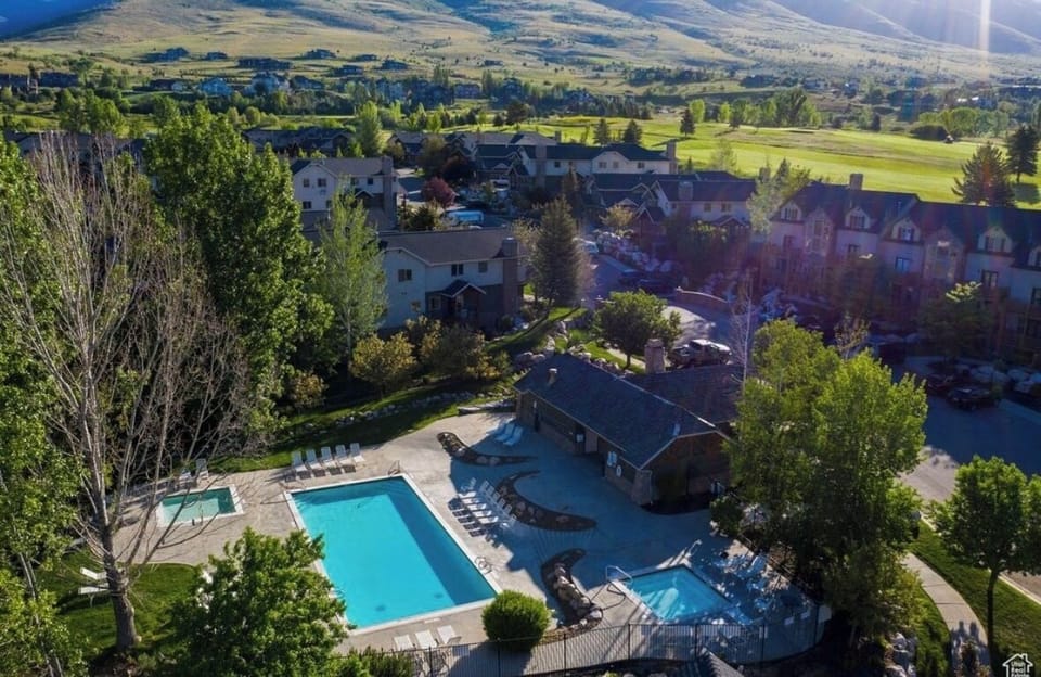 Community pool and hot tub